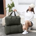 thumbnail image 2 of yeacher Sac de Voyage Spacieux en Toile, Vert Armée, Grande Taille pour une Utilisation Durable, 2 of 6