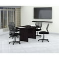 thumbnail image 5 of Inval 71" Race Track Oval Conference Table in Espresso, 5 of 5