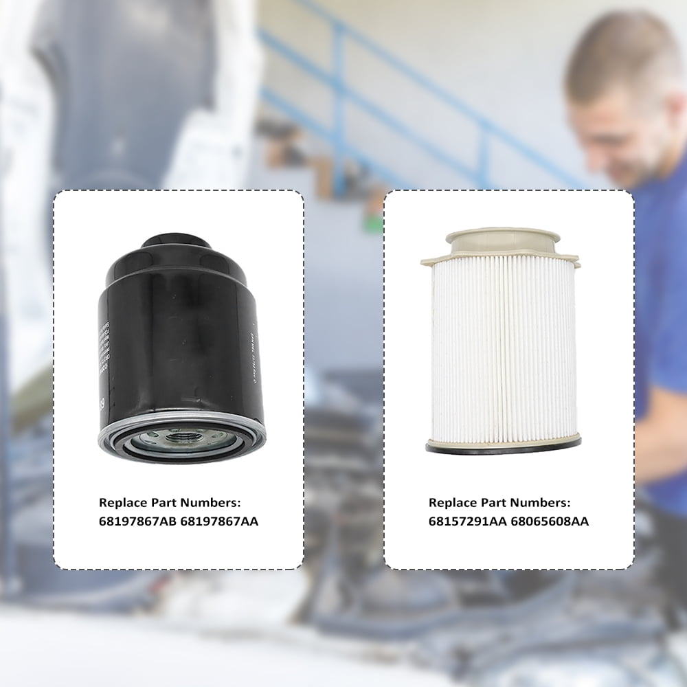 Filter,Ram 2500 3500 Diesel 2013-2018 68197867ab Fuel Filter Water 