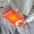thumbnail image 5 of USB Heating Blanket under $5! Yannianjz USB Electric Heating Blanket 5V Low Voltage, Portable Safe Warm Throw for Office Couch Bed, Soft Flannel Lap Blanket for Travel Nap, Hand Warmer Gift, 5 of 9