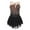 Brown, variant on Alvivi Kids Girls Shiny Diamond Sleeveless Figure Ice Skating Dress Gymnastics Ballet Dance Leotard White 8