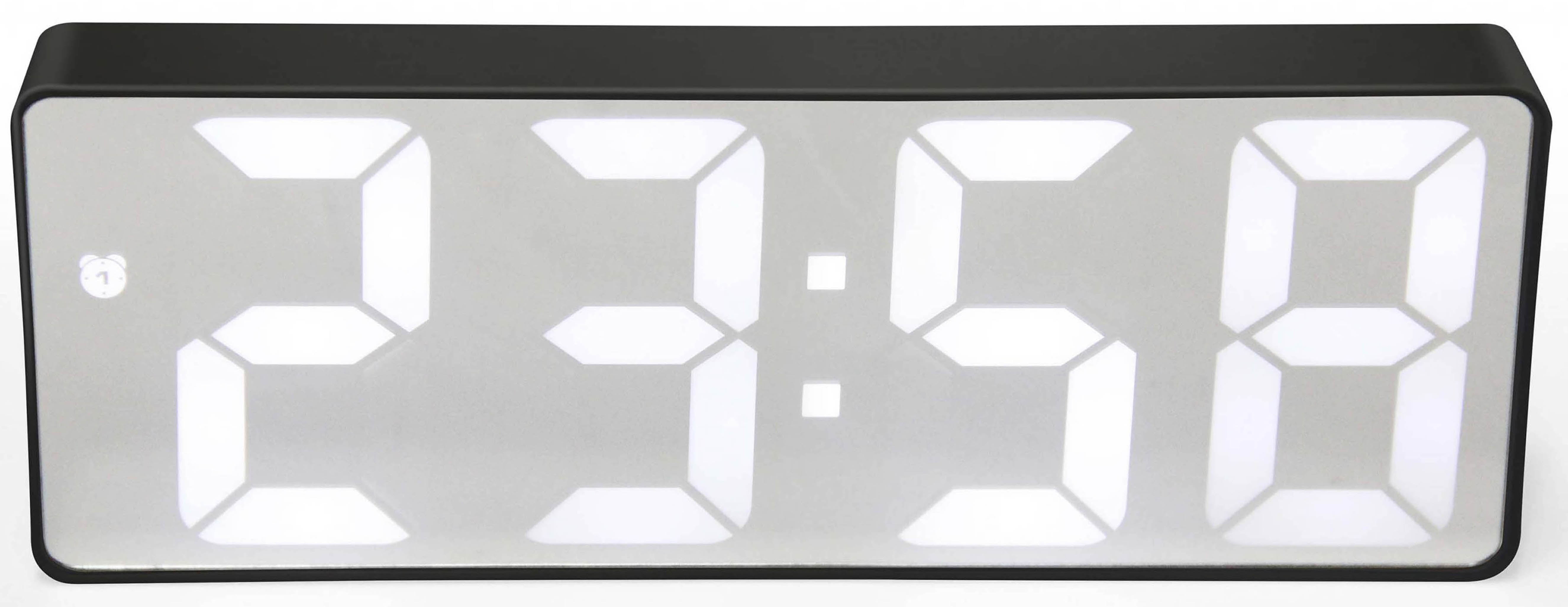 Infinity Instruments Black Digital Tabletop Clock Black Transitional