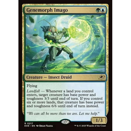 MtG Edge of Eternities Rare Genemorph Imago (FOIL) #217