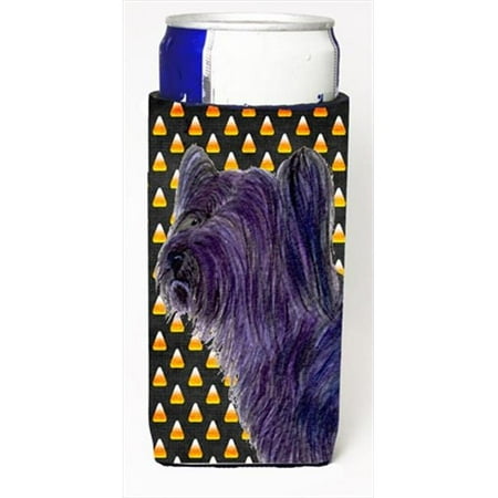 

Skye Terrier Candy Corn Halloween Portrait Michelob Ultra bottle sleeves For Slim Cans