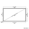 thumbnail image 5 of EluneVision Reference 4K Studio 135" Slim Fixed-Frame Projection Screen, 5 of 5