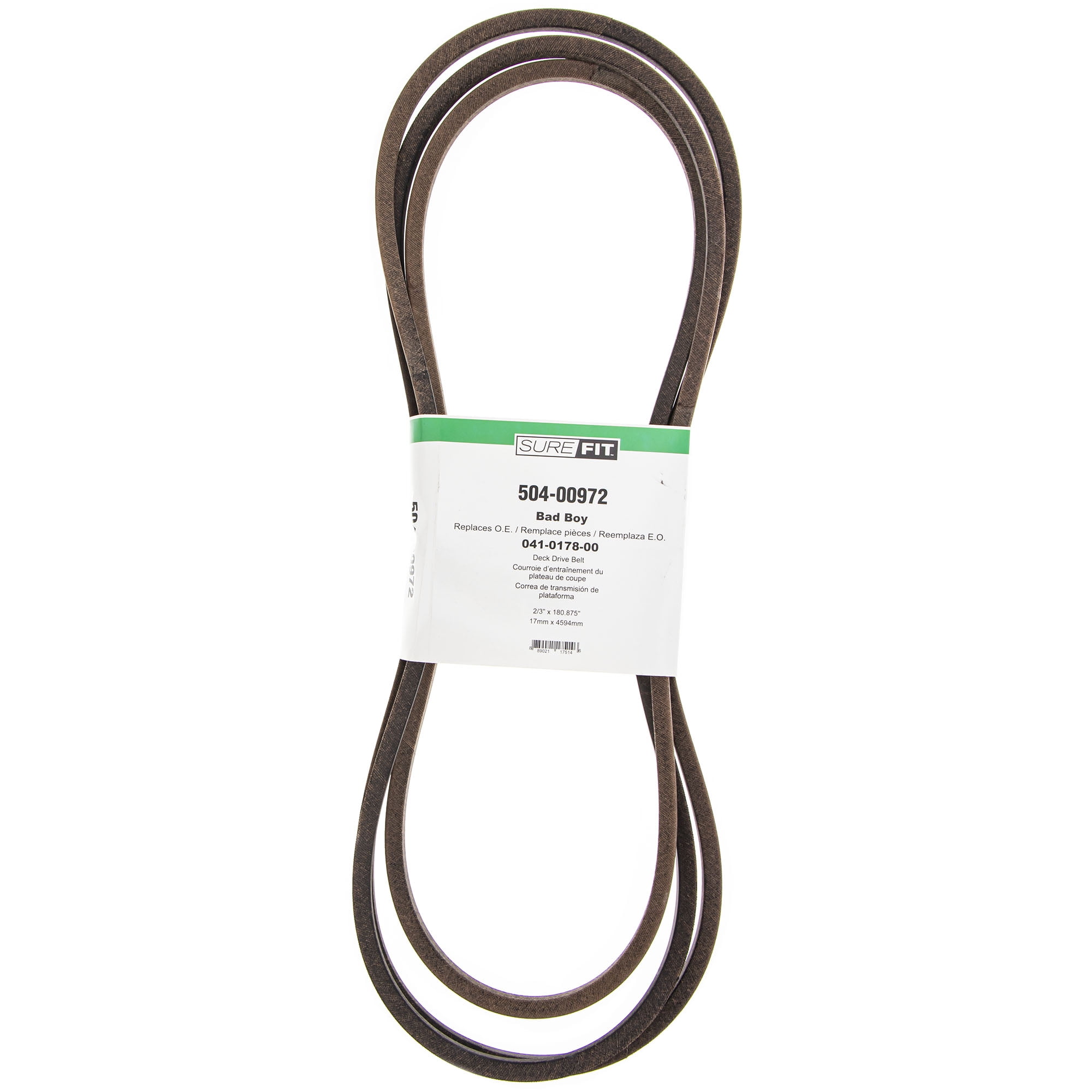 SureFit 61" Deck Drive Belt Replacement for Bad Boy 041017800 Outlaw