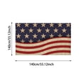 thumbnail image 3 of Independence Day Themed Cloth For Dining And Event Use Blend Festive Patriotic Centerpiece Independence Day And Linen Tablecloth Coffee Cloth Dining Table Cloth, 3 of 6