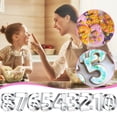 thumbnail image 2 of Stainless Steel Cookie Cutter Number Shapes 9Pcs Number Shape Cookie Biscuits Cutter Mould Stainless Steel Baking Molds, 2 of 5