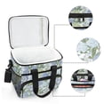 thumbnail image 6 of FORMRS Insulated Cooler Bag 24 Cans Capacity Soft Leakproof Lunch Box with Side Pockets, Vibrant Hydrangeas Pattern, 6 of 7