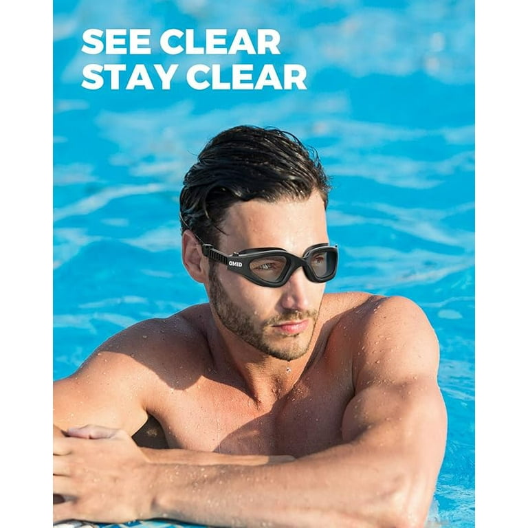 OMID Swim Goggles, Comfortable Polarized Anti-Fog Swimming Goggles For 2 thumbnail image