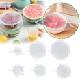 thumbnail image 3 of Silicone Stretch Lids, 6 Pcs Reusable Food Covers,Universal Silicone Lid, Suitable for Cup, Cans, Jars, 3 of 14