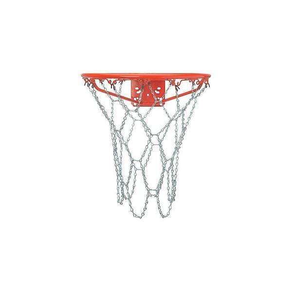 Crown Sporting Goods Outdoor Galvanized Steel Chain Basketball Net
