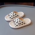 thumbnail image 2 of Akiihool Kid Slippers Girls Toddler Kids Slides Boys Girls Shower Slippers Slip on Slide Sandals Non-slip Summer Beach Pool Shoes (White,9), 2 of 9