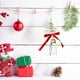 thumbnail image 5 of mfyjkho Adornos colgantes navideños tejidos de lino, 30 x 11 cm, decoración navideña para árbol de Navidad, 1 pieza, 5 of 6