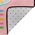 thumbnail image 3 of Lollipop Pink Candy Rugs Washable Cover Floor Rug Carpets Bathroom Decorations For Kitchen Bedroom Indoor 36"X24", 3 of 4