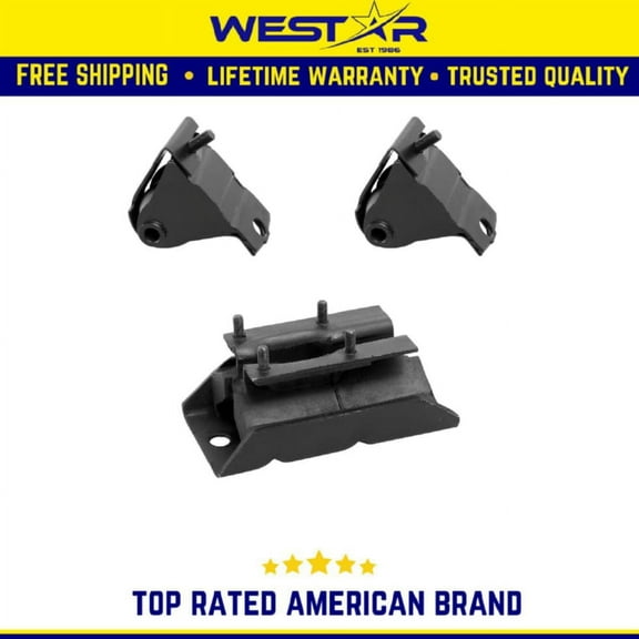 Engine Motor Mount Set 3pcs Compatible for 1993-1997 Jeep Cherokee Country Replaces 2572 2572 2625
