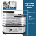 thumbnail image 6 of OSTBA Food Dehydrator Machine with Adjustable Temperature & 72-Hour Timer — 5 BPA-Free Trays, LED Display, Electric Food Dryer for Fruits, Jerky, Veggies & Snacks, 6 of 10