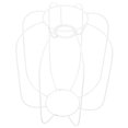 thumbnail image 4 of Mobutofu Wire Lamp Shade Frame European Crystal Style Table Light Stand 1Set, 4 of 8