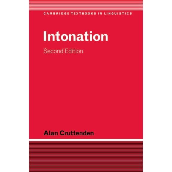 Cambridge Textbooks in Linguistics Intonation, (Paperback)
