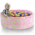 thumbnail image 2 of CASEMIOL Large Ball Pit, Glow Pink Ball Pit for Babies Indoor Playground Quipment, Foam Ball Pit Playroom Essentials, One Year old Girl&Boys Birthday Gifts, 2 of 7