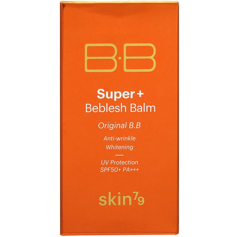 Temerity to Plante træer Skin79 Super+ Beblesh Balm, Original B.B, SPF 50+, PA+++, Orange, 40 ml -  Walmart.com