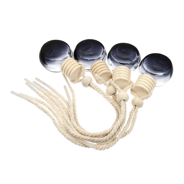 Aroma Release Car Perfume Empty Bottle 4 Pcs Pendant Shape For Family And Friends Reduces Stress And Fatigue 5.20X3.50X2.20cm