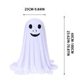 thumbnail image 3 of Halloween Decorations Spooky Ghost | Indoor Spooky Ghost LED Lights Tabletop Decor DIY Assembly Sturdy Fabric Ghost Mantel Decor Light Blue, 3 of 8