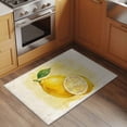 thumbnail image 2 of Lemon Entryway Rug 2'x3'&nbsp; Non Slip Front Door Mats, Yellow Summer Botanical Watercolor Modern Art Entrance Rugs Indoor Outdoor Carpet, Washable Floor Mats Small Area Rug for Bedroom Kitchen, 2 of 8