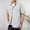 White, variant on Shirt Jacket for Men Summer Casual Short Sleeve Button Down Collared Relaxed Fit Lightweight Work Shirts