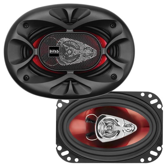 BOSS Audio Systems CH4630 4” x 6” Car Speakers, 250 Watts, Full Range, 3 Way