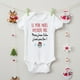 thumbnail image 3 of Body con estampado "Sé que no hay Papá Noel" para bebé, ropa navideña para niño y niña, monos divertidos con estampado de ciervo francés para recién nacidos, 3 of 5