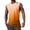 Orange, variant on Mens Sleeveless Tank Tops Workout Muscle Gym T Shirts Crew Neck Gradient Tee Tops Size 2XL Yellow