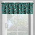 thumbnail image 4 of Ambesonne Hedgehog Valance & Curtain, Forest Life Mushrooms, 55"x24", Multicolor, 4 of 6