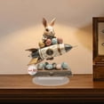 thumbnail image 2 of Easter 2D Tabletop Decoration, Festival Table Ornament, Home Accent for Living Room Bedroom Dining Room Holiday Party, 2 of 6