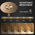 thumbnail image 5 of QUTETN New Aluminum Desk Lamp LED Rechargeable Table Lights Touch Switch Cordless Table Lamp for Bar Living Room Reading Book Dec Lamp, 5 of 7