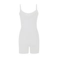 thumbnail image 4 of Naughtyhood Jumpsuits for Women,Fashion Womens Ethnic Style Solid Cold Shoulder Suspender Cami Pants Jumpsuit, 4 of 5