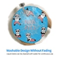 thumbnail image 6 of Disketp Panda Doing Yoga Small Mouse Pad 7.9x7.9 Inches,Washable Round Mousepad For Office Laptop Computer,Non-Slip Rubber Base Mouse Pads For Wireless Mouse, 6 of 9