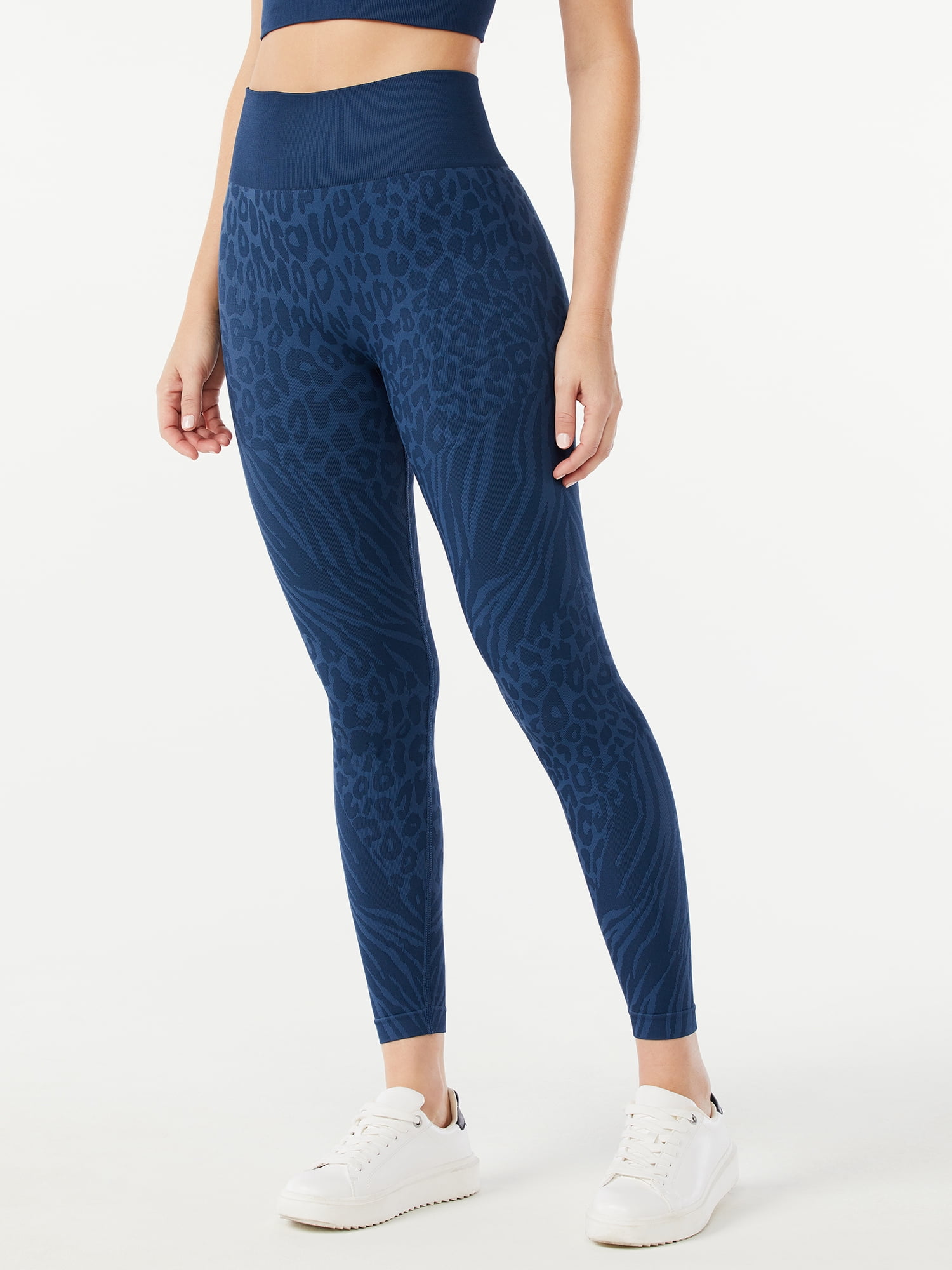 Sofia Active by Sofia Vergara Women's Seamless High Waisted Animal Print  Leggings - Walmart.com