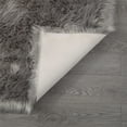 thumbnail image 6 of 84"x60" Ultra Soft Fluffy Rugs, Faux Fur Sheepskin Area Rug for Bedroom Bedside Living Room Carpet, Nursery Washable Floor Carpets, Soft Luxury Rug, Light Gray, 6 of 7