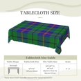 thumbnail image 6 of Rectangle Table Cloth, Taste of Scotland Clan Carmichael Tartan Plaid Resistant Washable Tablecloth Decorative Table Cover for Dining, Indoor and Outdoor, 6 of 6