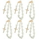 thumbnail image 4 of 6 uds pulseras de cuentas de oración pulsera de cuentas religiosas Rosario cadena mujeres Rosario para orar, 4 of 5