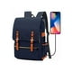 thumbnail image 1 of Mochila Vintage con Broches Bluelander Con Puerto USB Color Azul Bluelander MOC-BG004003, 1 of 4