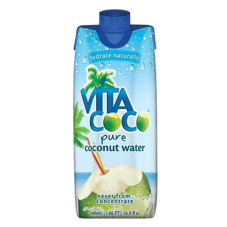 Vita Coco Coconut Water, Pure, 16.9 Fl Oz, 12 Count
