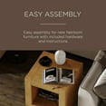 thumbnail image 6 of Maven Lane Artemis Contemporary Wooden Side Table in Refined Natural Finish, 6 of 7