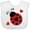 AA-White, variant on Inktastic Ladybug Lover Red and Black Girls Baby Bib