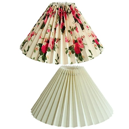 

2 Pieces Lampshade Cloth Table Ceiling Light Shade Bedroom