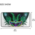 thumbnail image 3 of Coolnut Mardi Gras Kitchen Rug, 39"x20" Anti Fatigue Non-Slip Bath Rug, Entryways Runner Comfort Mat for Kitchen Washroom Bedroom, 3 of 7