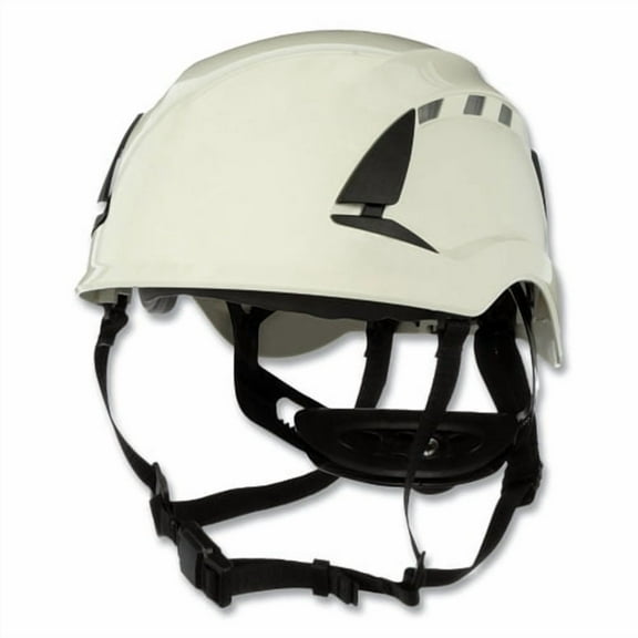 SecureFit X5000 Series Safety Helmet, Vented, 6-Point Pressure Diffusion Ratchet Suspension, White | Bundle of 2