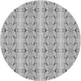 thumbnail image 1 of Ahgly Company Machine Washable Indoor Round Transitional Platinum Silver Gray Area Rugs, 3' Round, 1 of 7