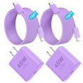 thumbnail image 1 of Cargador Ubearkk USB C superrápido de 45 W para iPhone 17 Pro Max, 1 of 7